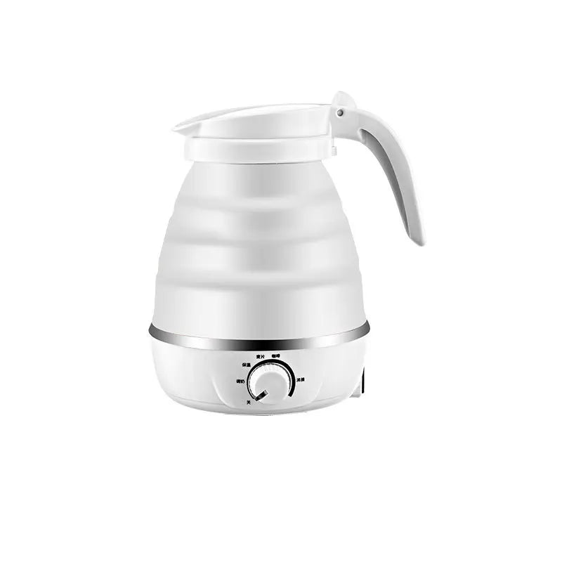 Mini Portable Fold Electric Kettle Thermostat Keep Warm Home Travel Business Automatic Power off Silicone Stainless Steel Safety