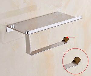 304 stainless steel phone towel rack toilet paper holder bathroom