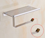 304 stainless steel phone towel rack toilet paper holder bathroom
