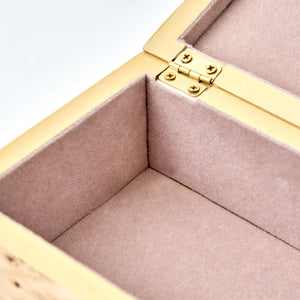Burl Wood Tabletop Storage Box, Decorative Jewelry Organizer with Lid, Natural Keepsake Box for Dresser or Shelf, 7.5X4.25