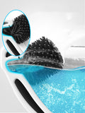 Toilet Brush Rubber Head Holder Cleaning Brush For Toilet Wall