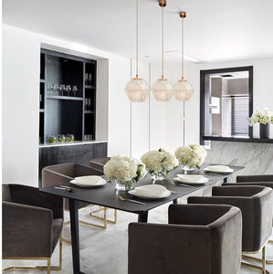 Glass Chandelier Living Room Dining Room Bar Art Bedside