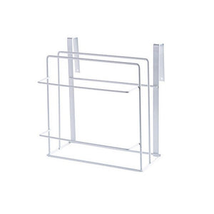 Kitchen Double Layer Towel Rack Hanging Holder Cabinets Shelf