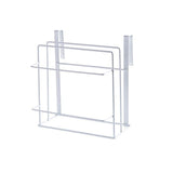 Kitchen Double Layer Towel Rack Hanging Holder Cabinets Shelf