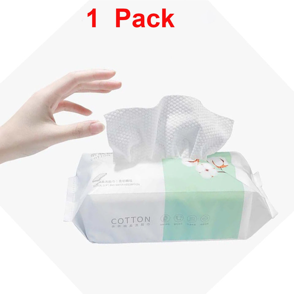 50PCS Disposable Compressed Towelettes Soft Mini Towel Tablets Tissue Wipes Napkin, Organic Biodegradable Portable Magic Towel