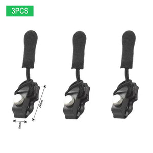 Zipper Repair Kit Universal Instant Zipper Repair Replacement Zippers Sliding Teeth Rescue Zippers Head 3 Different Sizes