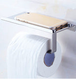 304 stainless steel phone towel rack toilet paper holder bathroom