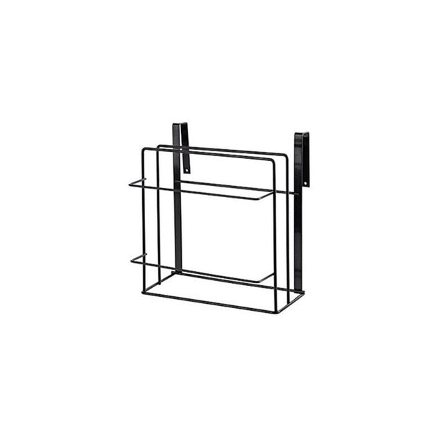 Kitchen Double Layer Towel Rack Hanging Holder Cabinets Shelf
