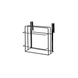 Kitchen Double Layer Towel Rack Hanging Holder Cabinets Shelf