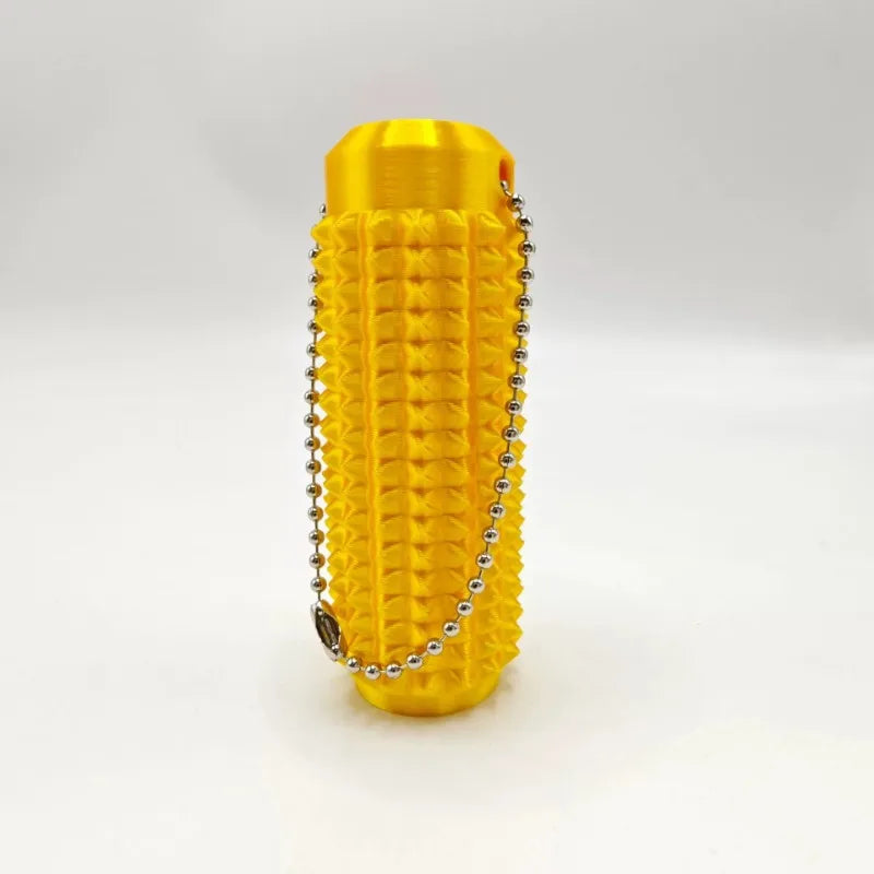Anxiety Relief Tactile Sensory Keychain - BPA-Free Fidget Toy for Stress Relief at Work - Portable Spiky Grip Tool