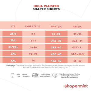 All Day Every Day High Waisted Shaper Shorts - Shapewear Women Tummy Control Underwear, Body Shaper for Women