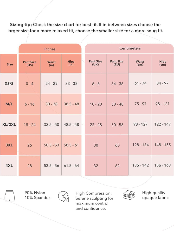 All Day Every Day High Waisted Shaper Shorts - Shapewear Women Tummy Control Underwear, Body Shaper for Women
