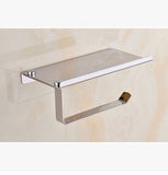 304 stainless steel phone towel rack toilet paper holder bathroom