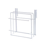 Kitchen Double Layer Towel Rack Hanging Holder Cabinets Shelf