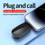 Solar Mini Power Bank Key Ring Portable Charger Compact Outdoor Camping External Battery Emergent Phone Powerbank 1200Mah 2025