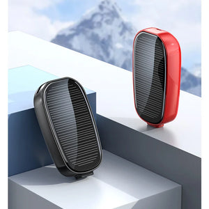 Solar Mini Power Bank Key Ring Portable Charger Compact Outdoor Camping External Battery Emergent Phone Powerbank 1200Mah 2025