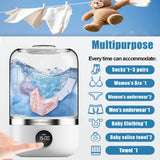 Portable Cordless Washing Machine,Usb Rechargeable, Mini Washer for /Underwear/Socks/Baby Clothes Home Travel Laundry Bucket