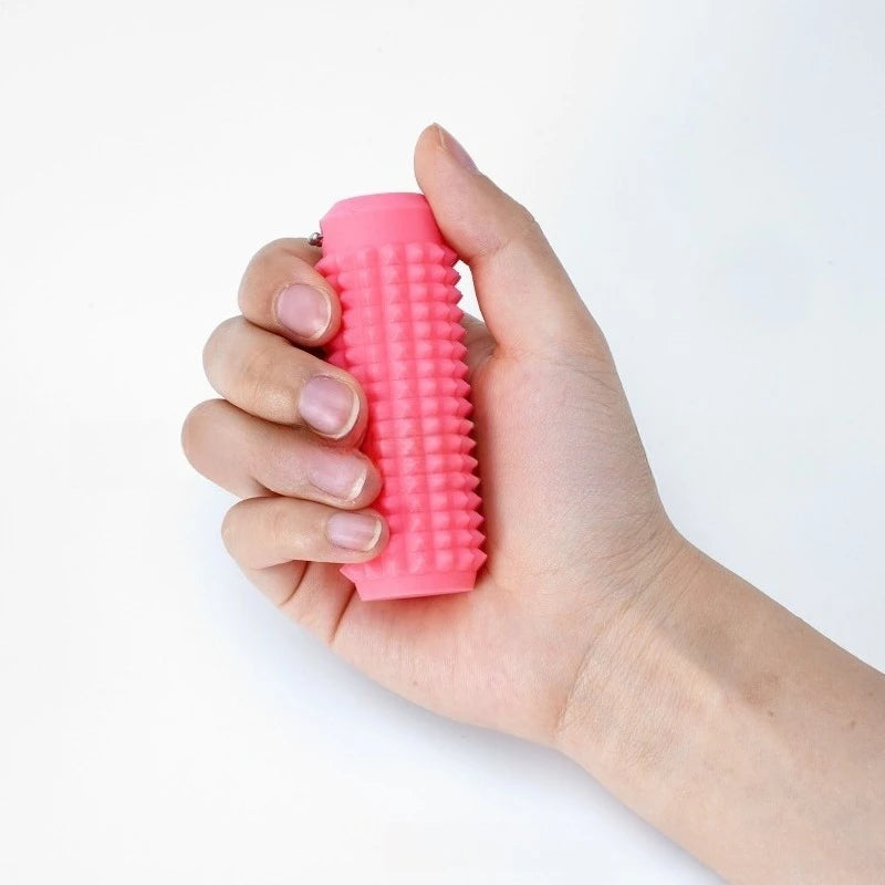 Anxiety Relief Tactile Sensory Keychain - BPA-Free Fidget Toy for Stress Relief at Work - Portable Spiky Grip Tool