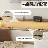 Twin Size Daybed With Drawers, Upholstered White