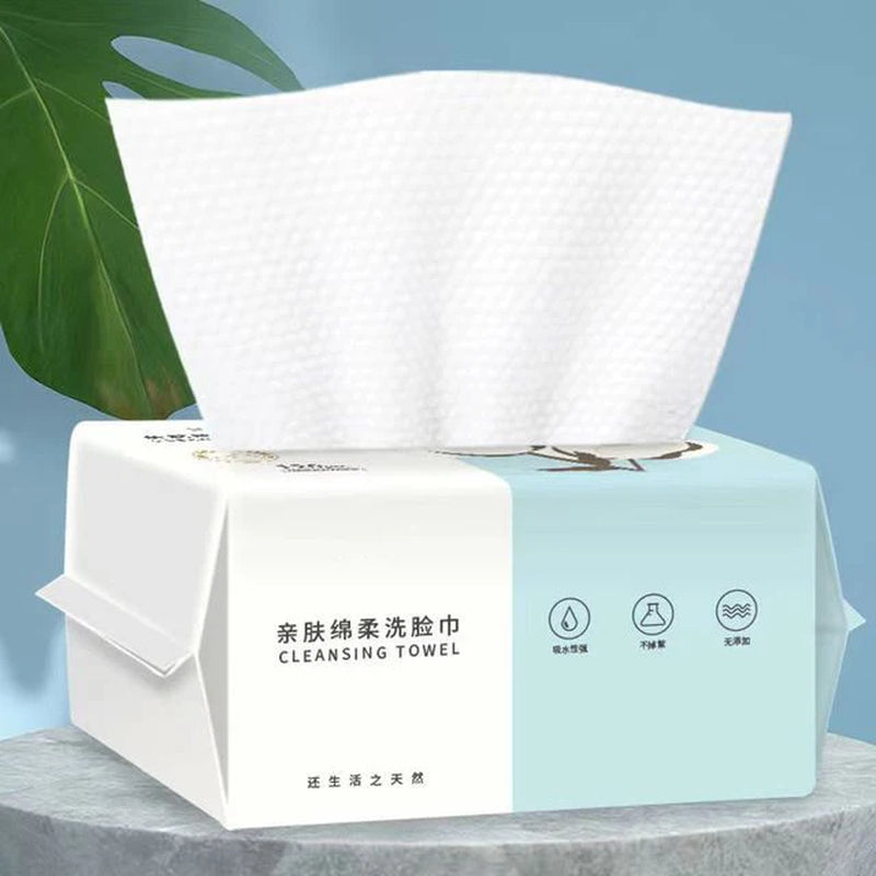 50PCS Disposable Compressed Towelettes Soft Mini Towel Tablets Tissue Wipes Napkin, Organic Biodegradable Portable Magic Towel