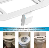 New Ultra-Slim Bidet Toilet Seat Attachment Dual Nozzle Bidet Adjustable Water Pressure Non-Electric Ass Sprayer