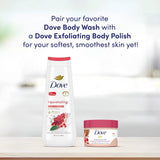 Transform Your Skin with Dove's Luxurious Exfoliating Body Polish - Macadamia & Rice Milk + Pomegranate & Shea Butter (298G Each)